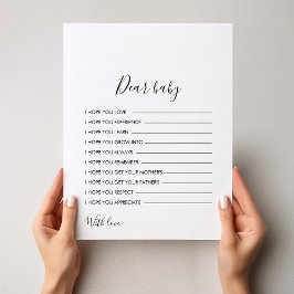 白黒のミニマリストのベビー