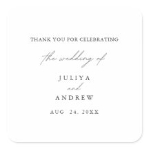 白黒のミニマル結婚ム文字