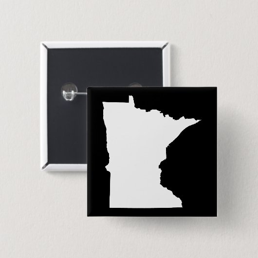 白黒のミネソタ 缶バッジ (正面&裏面)