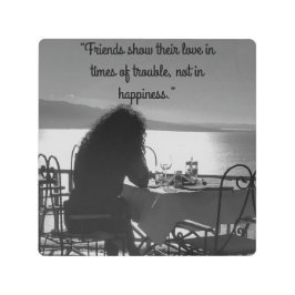 白黒のメタルアート メタルプリント