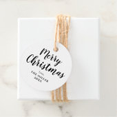 白黒のメリークリスマス フェイバータグ (インサイチュ)