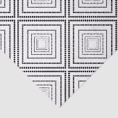 白黒のモダンの抽象芸術の幾何学的なパターン 薄葉紙 (詳細)