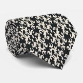白黒のモチーフのネクタイ ネクタイ (ロール)
