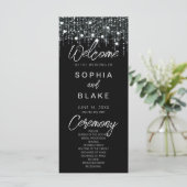 白黒のライつるト結婚式 プログラム (スタンド正面)