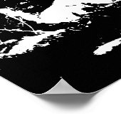 白黒のライオン ポスター (角)