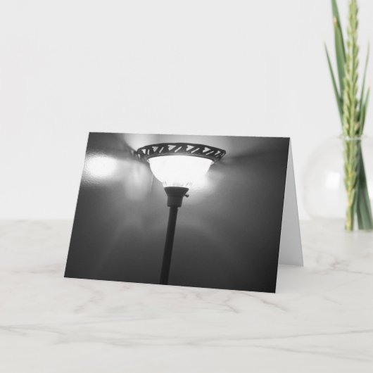 白黒のライト カード (正面)