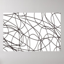 白黒のラインアート