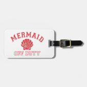 白黒のラゲッストライプジパーソナライズされたタグ ラゲッジタグ (正面横)