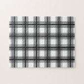 白黒のラティスがイライラ ジグソーパズル (横)