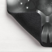 白黒のリボン マウスパッド (コーナー)