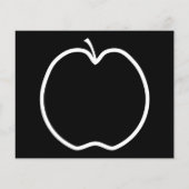 白黒のリンゴ。 チラシ (裏面)