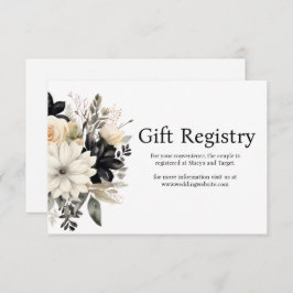 白黒のレジス結婚トリエンクロージャカード エンクロージャーカード