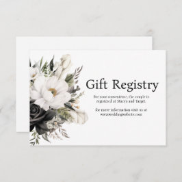 白黒のレジス結婚トリエンクロージャカード エンクロージャーカード