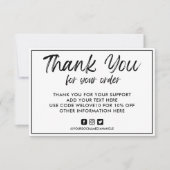 白黒のロゴカスタムメディア挿入 (正面)