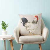 白黒のロスターコットン装飾用クッション クッション (椅子)