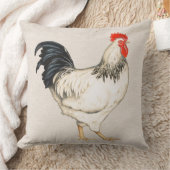 白黒のロスターコットン装飾用クッション クッション (ブランケット)