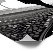 白黒のロマンス：受け入れパターン（の模様が）あるる ポスター (角)