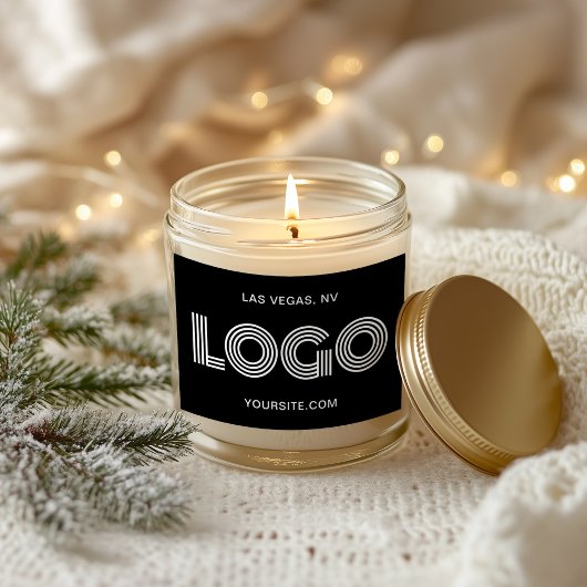 白黒のロモダンゴ 長方形シール