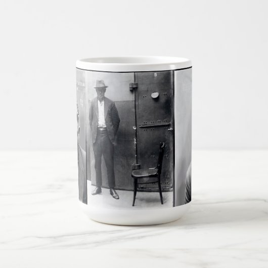 白黒のヴィンテージのマグ撮影 コーヒーマグカップ (中央)