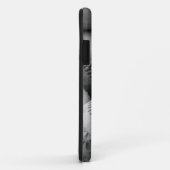 白黒のヴィンテージの野球 Case-Mate iPhoneケース (裏面/右)
