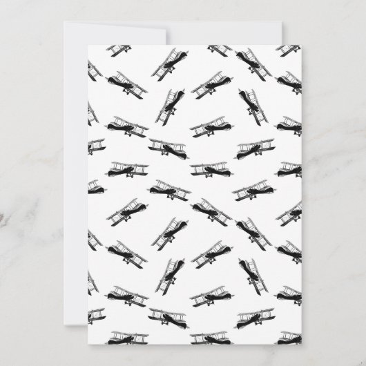 白黒のヴィンテージ機のパタ図解入りの、写真付きのーン シーズンカード (正面)