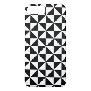 白黒の三角形のパターン iPhone 8 PLUS/7 PLUSケース