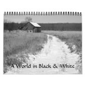 白黒の世界 カレンダー (カバー)