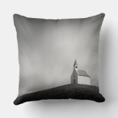 白黒の丘の教会 クッション (裏面)