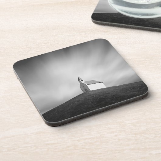 白黒の丘の教会 コースター (左側)