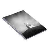 白黒の丘の教会 ノートブック (右側)