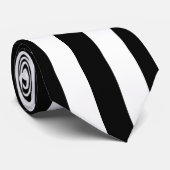 白黒の中央 ネクタイ (ロール)