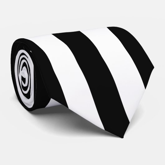 白黒の中央 ネクタイ (ロール)