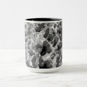 白黒の丸枕サンゴ マグカップ (中央)