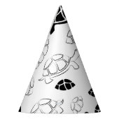 白黒の亀 パーティーハット (左)