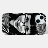 白黒の催眠の視線 Case-Mate iPhoneケース (裏面 (横))