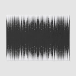 白黒の催眠性の丸い線ストリークアート 薄葉紙