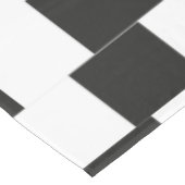 白黒の光学アート テーブルクロス (アングル)