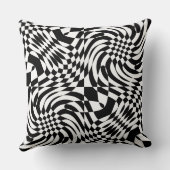 白黒の光学錯覚 クッション (裏面)