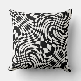 白黒の光学錯覚 クッション