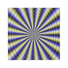 白黒の光学錯覚 メタルプリント