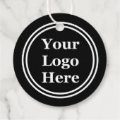 白黒の円のロゴ フェイバータグ (裏面)