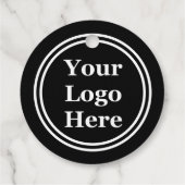 白黒の円のロゴ フェイバータグ (裏面)