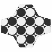 白黒の円 サッカーボール (フラット)