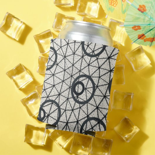 白黒の円 缶クーラー (インサイチュ 夏)