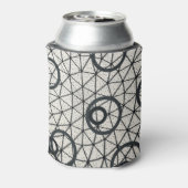 白黒の円 缶クーラー (缶裏面)
