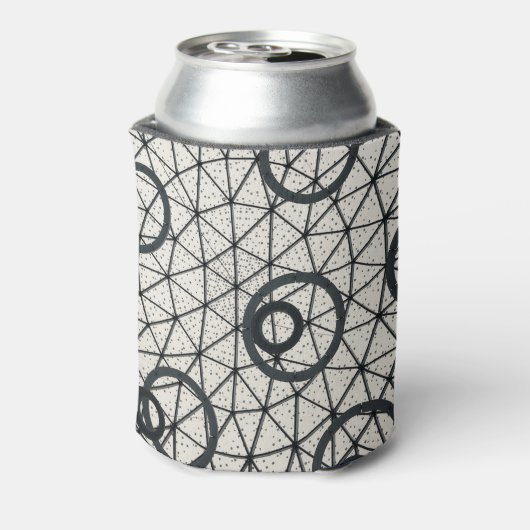 白黒の円 缶クーラー (缶裏面)