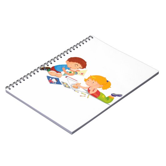 白黒の写真が収められたスパイラルノートブック ノートブック (左側)