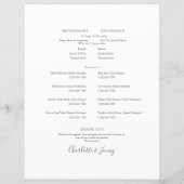 白黒の写真のスケジ結婚ュールのタイムライン (裏面)