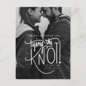 白黒の写真の日付の保存 案内ポストカード (正面)