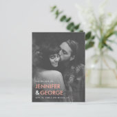 白黒の写真はがきを保存 インビテーションポストカード (スタンド正面)